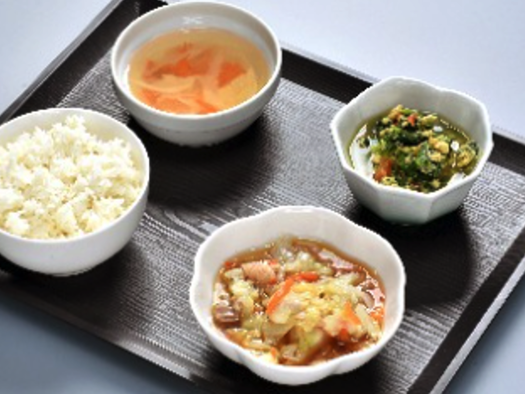 昼食・ポン酢風鶏野菜献立