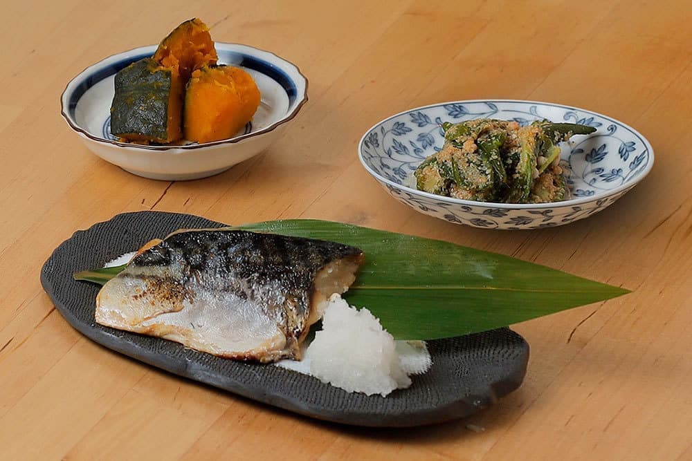 さばの塩焼き献立